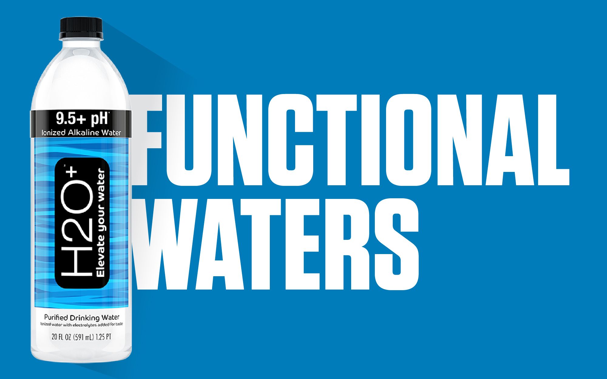 Functional Waters – H2O+ Alkaline Water