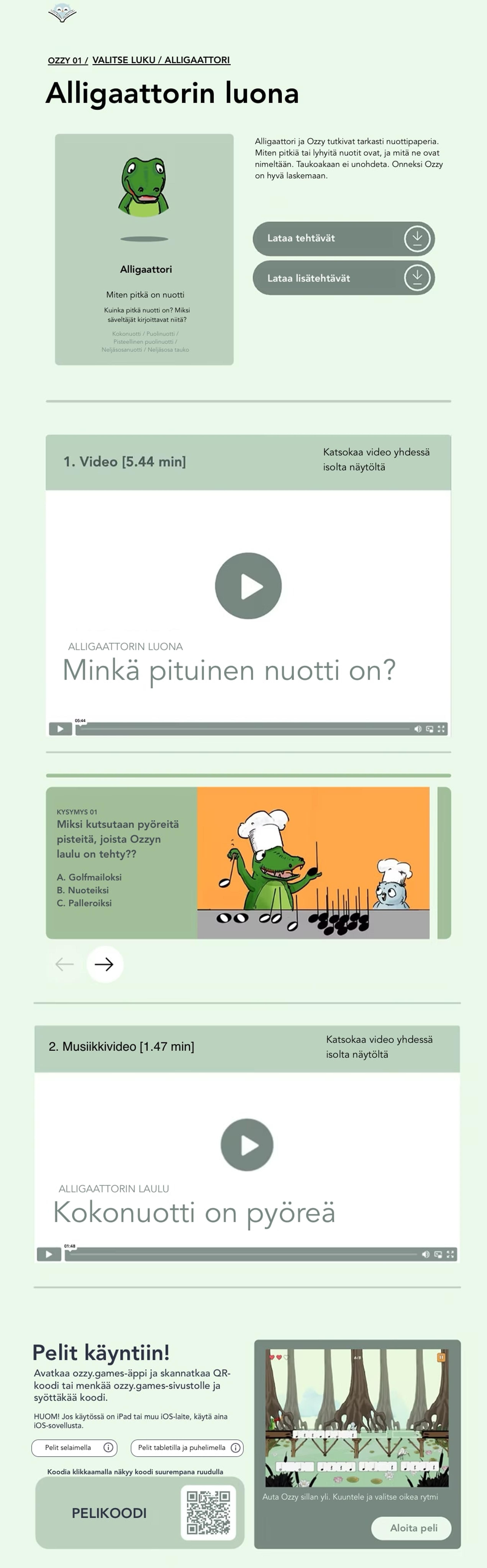Käyttöliittymän kuvia