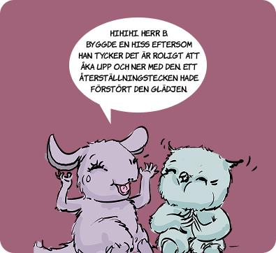 Ozzy och Chinchilla skrattar