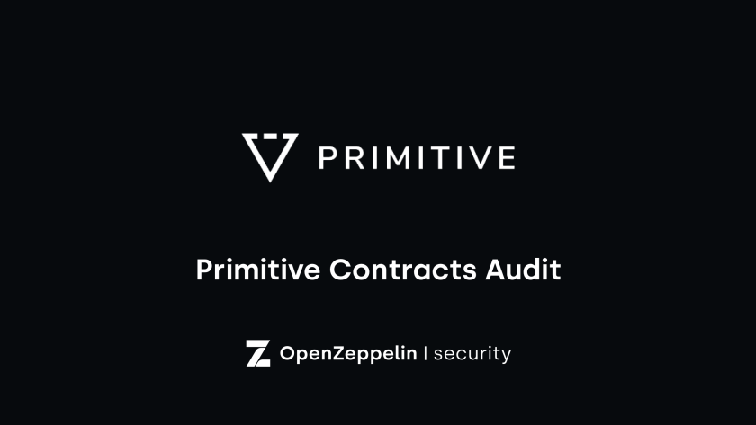 Primitive Contracts Audit report by OpenZeppelin security on dark background.