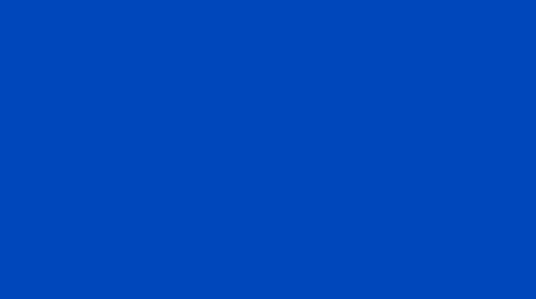 Solid blue background with gradient effect fading slightly toward the bottom.