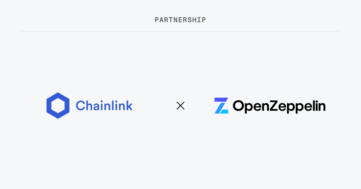 OpenZeppelin объявляет о партнерстве с Chainlink для развития ончейн-финансов и расширения стандартов, используемых подавляющим большинством блокчейн-индустрии