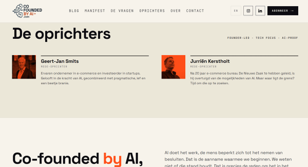 De oprichters