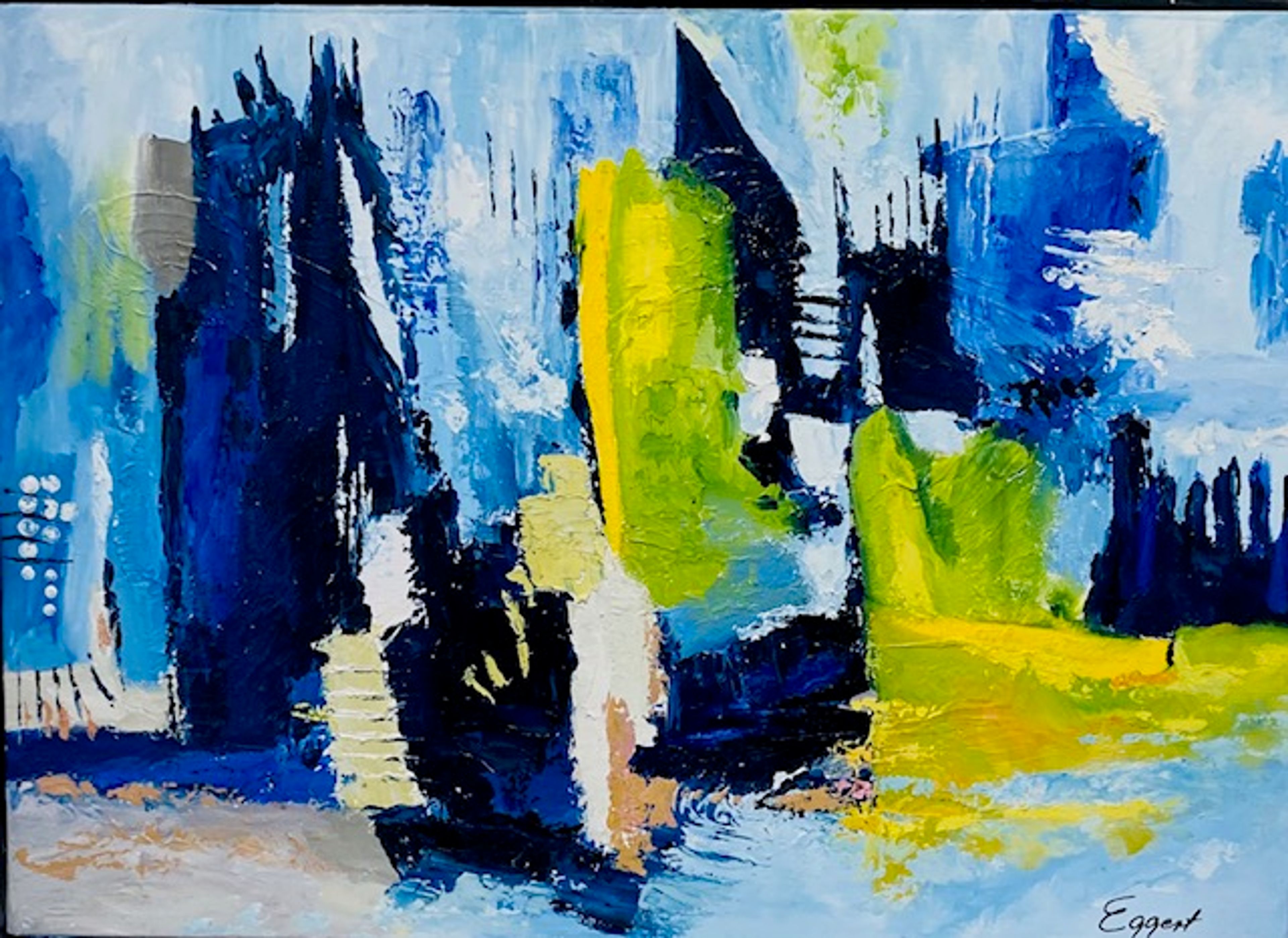 Uden titel, nr 09 – painting by Bent Eggert Sørensen