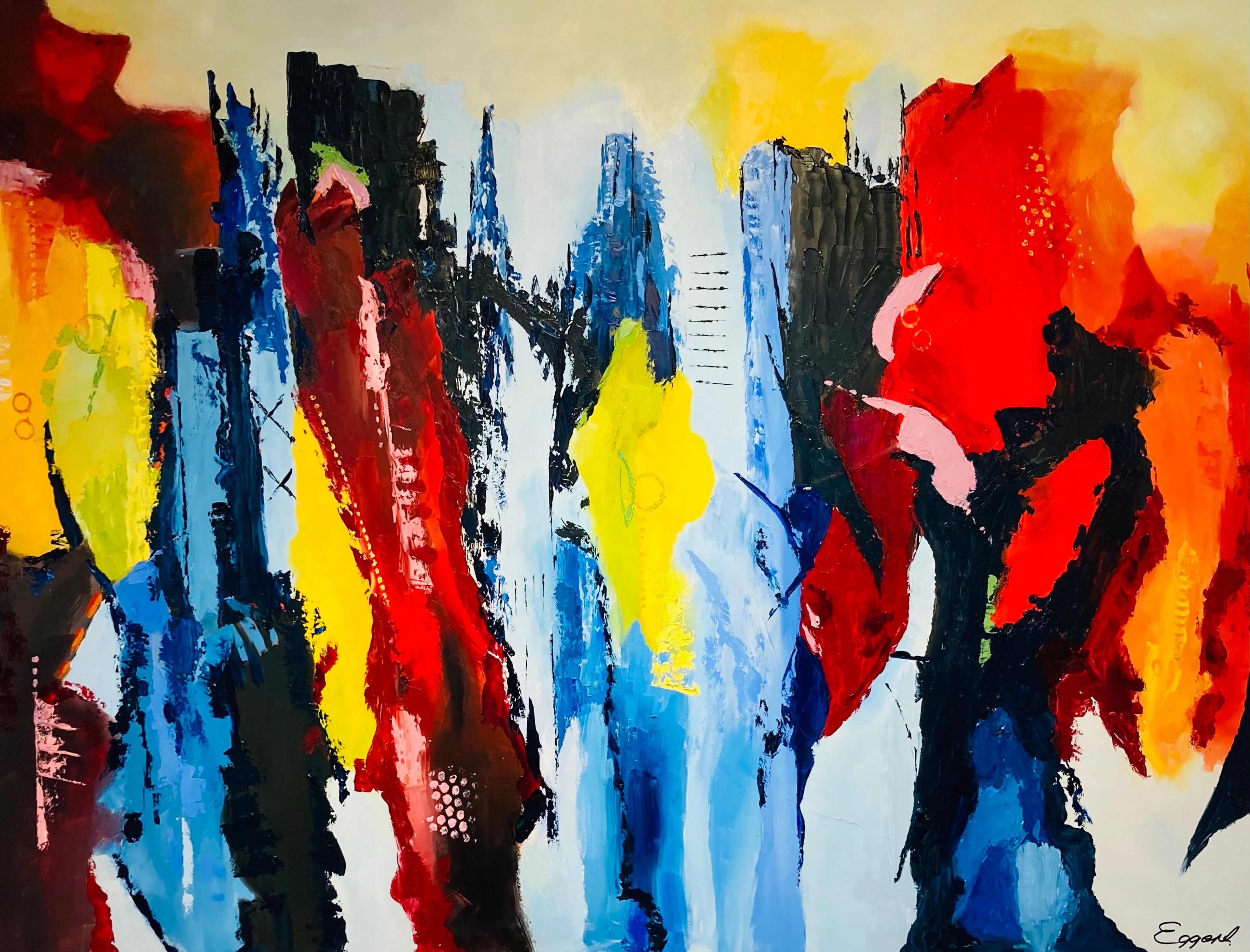Uden titel - nr. 10, 2024 – painting by Bent Eggert Sørensen