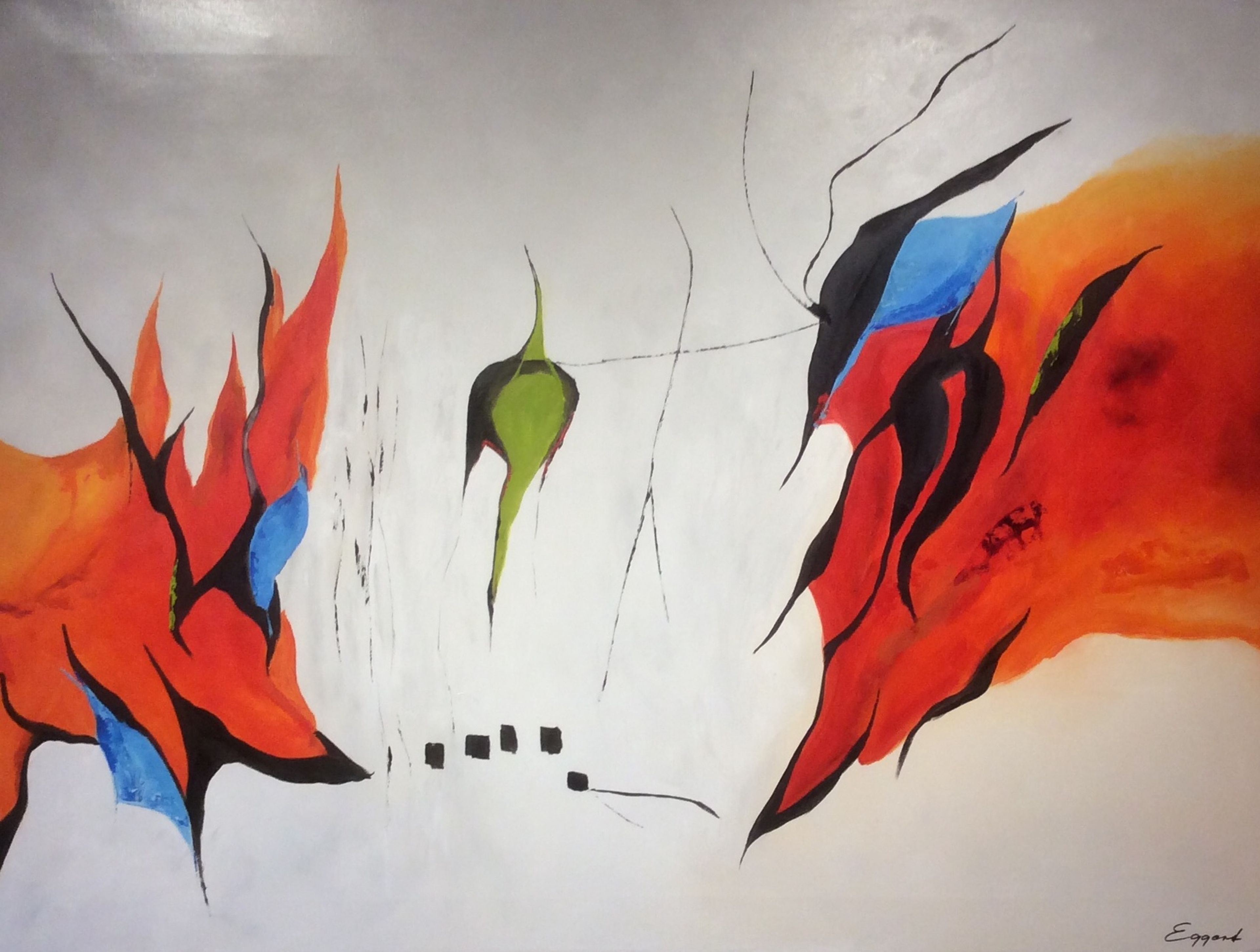 Optimisten, Nr.: 03 – painting by Bent Eggert Sørensen