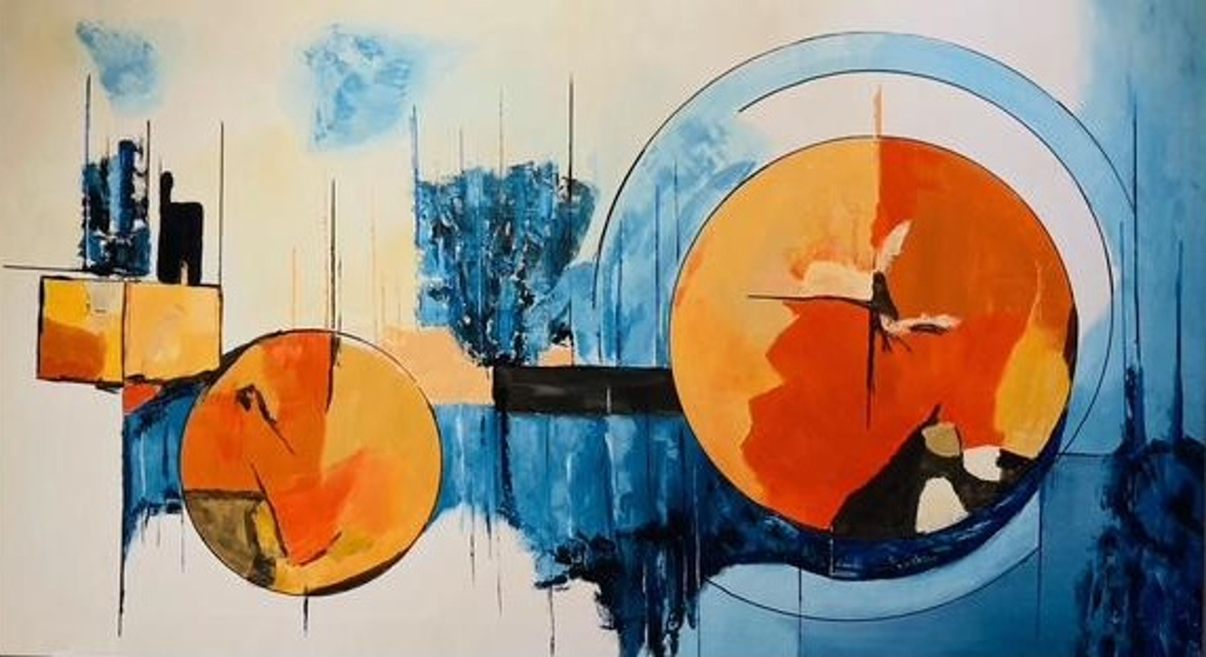 Uden titel, nr. 15 – painting by Bent Eggert Sørensen