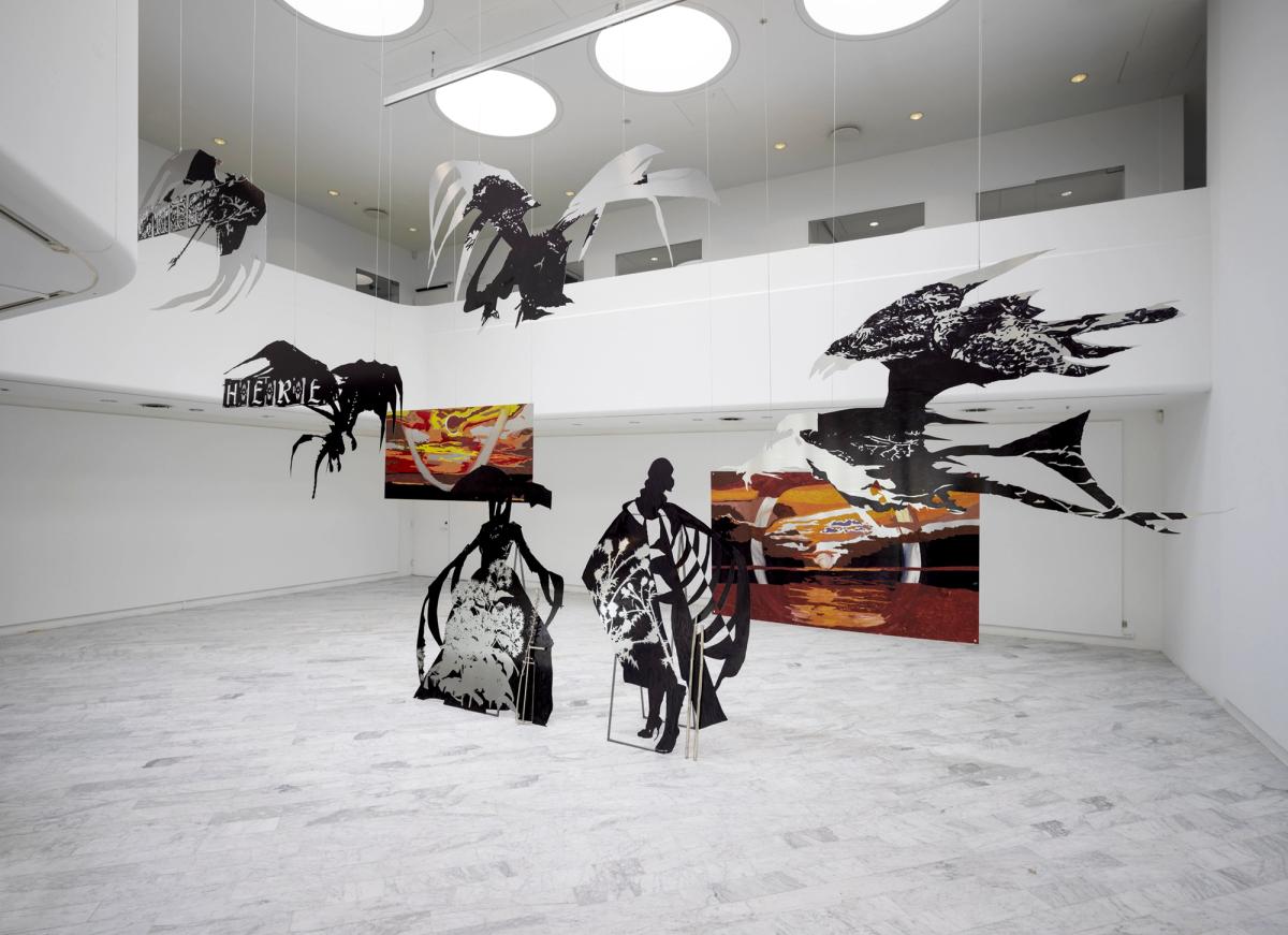 Lito Kattou, Rain Calling, 2022, installation view