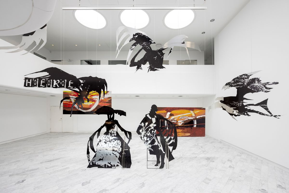 Lito Kattou, Rain Calling, 2022, installation view