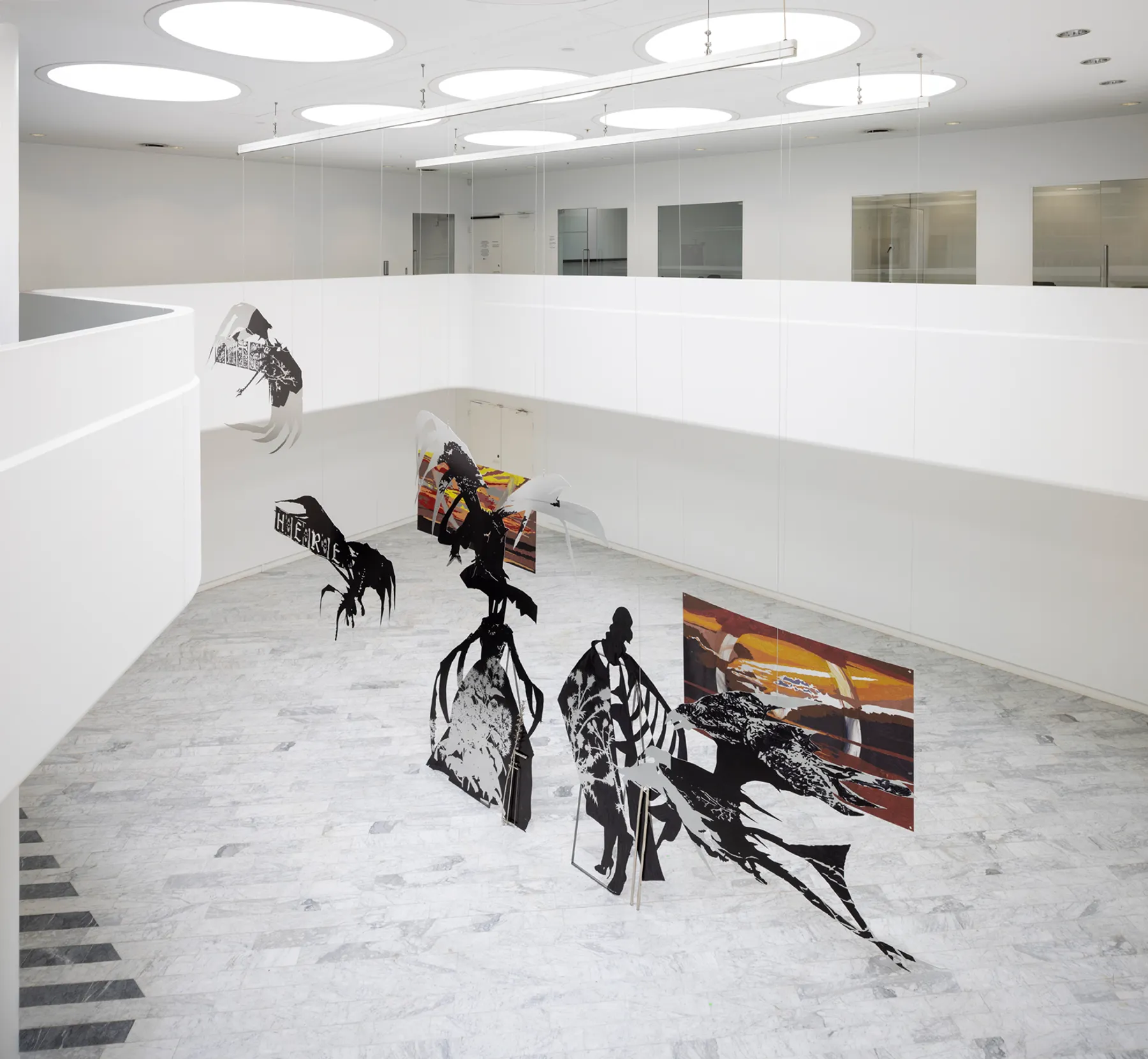 Lito Kattou, Rain Calling, 2022, installation view