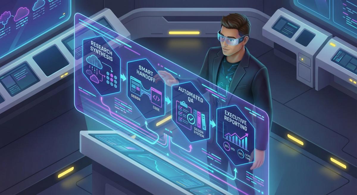 IA en UX no es “hacer pantallas”: es reducir fricción operativa