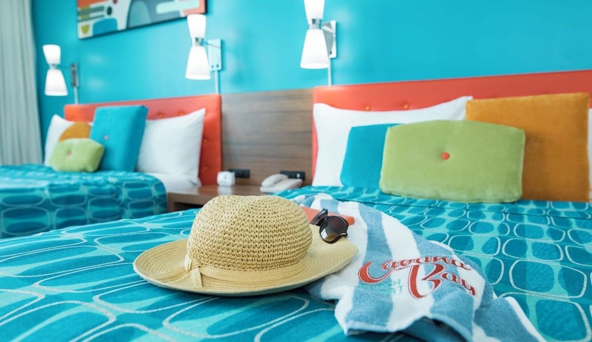 Cabana Bay has some of the biggest bedrooms of any 'value' resort