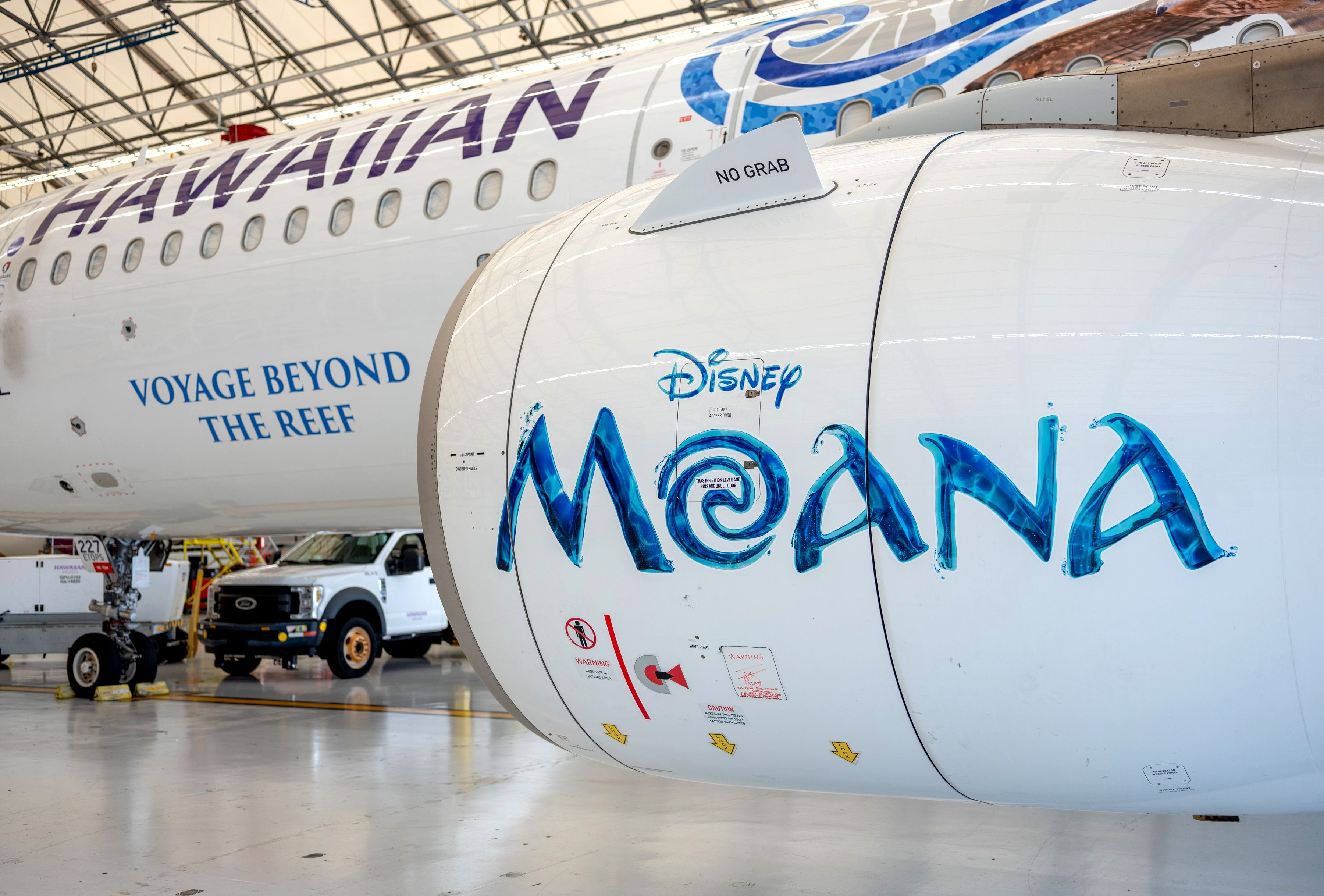 Hawaiian Airlines unveils first of three Moana liveries on an A321neo