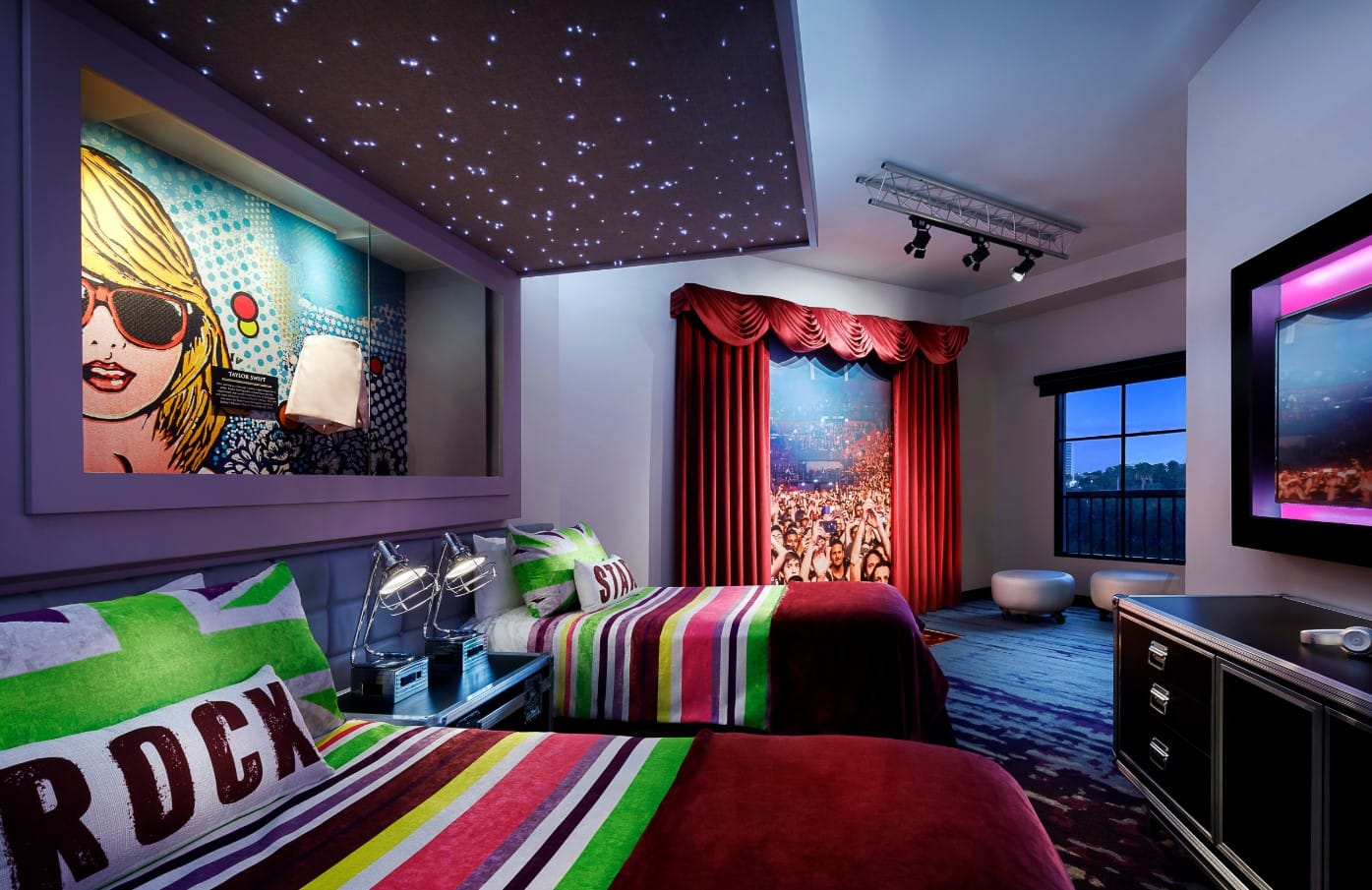 There's a room for every kind of rockstar at Universal's Hard Rock Hotel