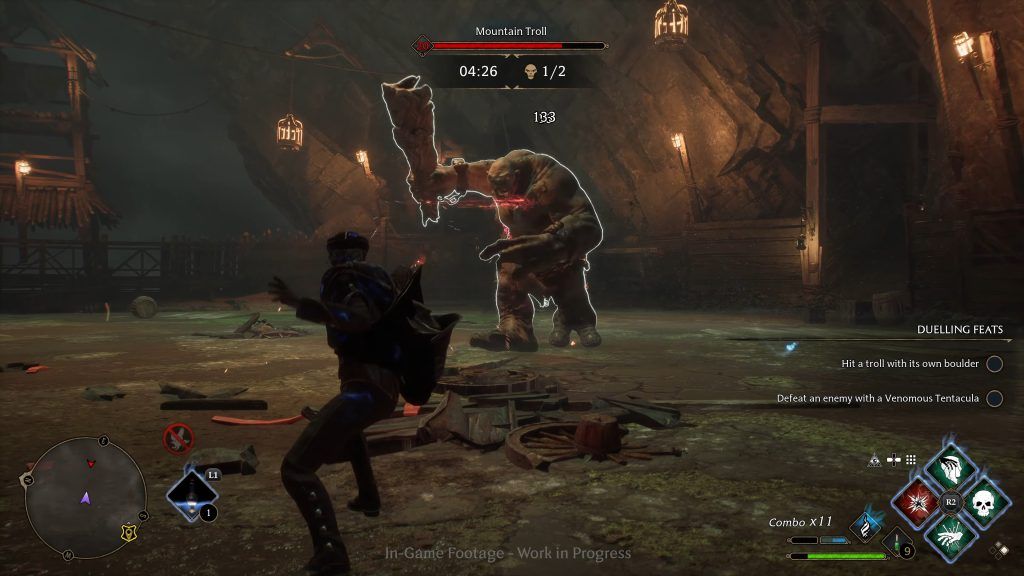 Dark Arts Battle Arena - a screenshot of the Dark Arts Battle Arena in the game