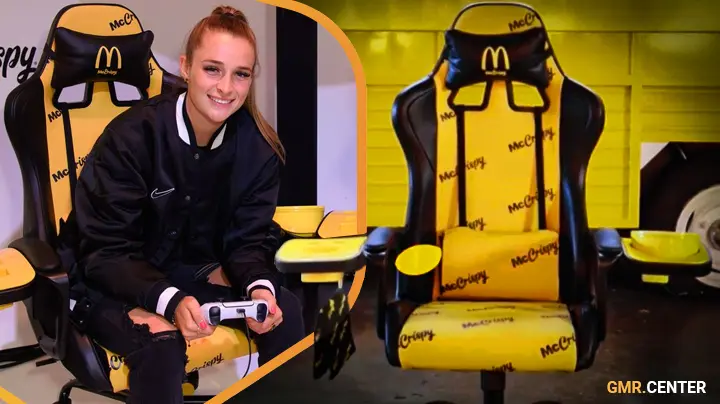 McDonald’s are giving away a custom McCrispy gaming chair with hotbox & dip holders!