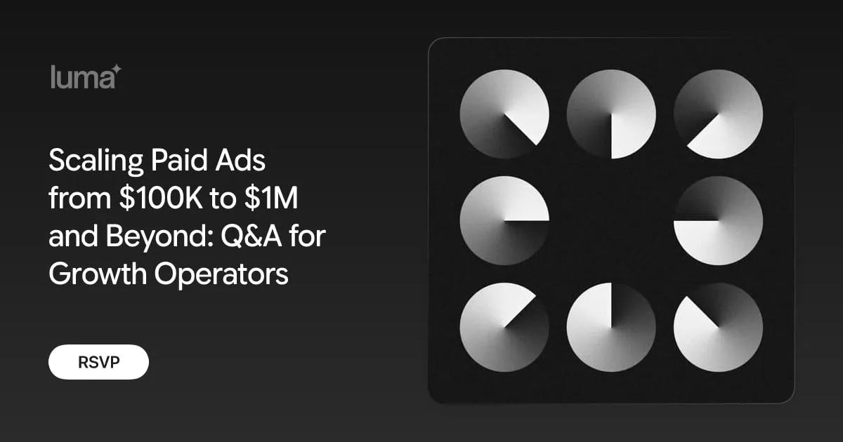 Scaling Paid Ads Q&A event artwork
