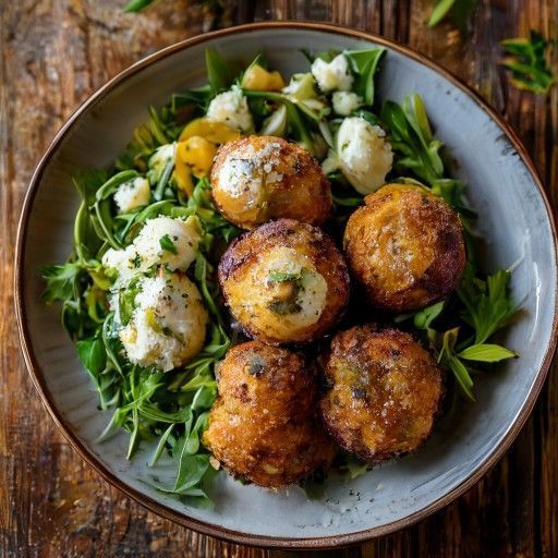 Croquetas de berenjena y parmesano