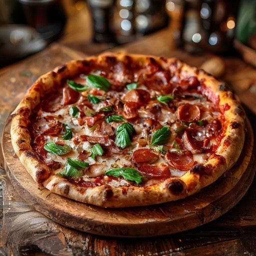 Pizza Chucrut y panceta