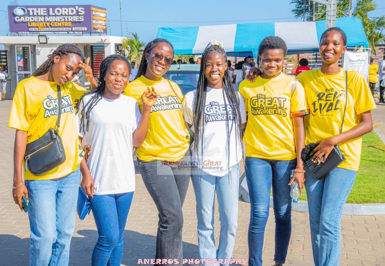 Friends together at The Lord's Garden Ministries
