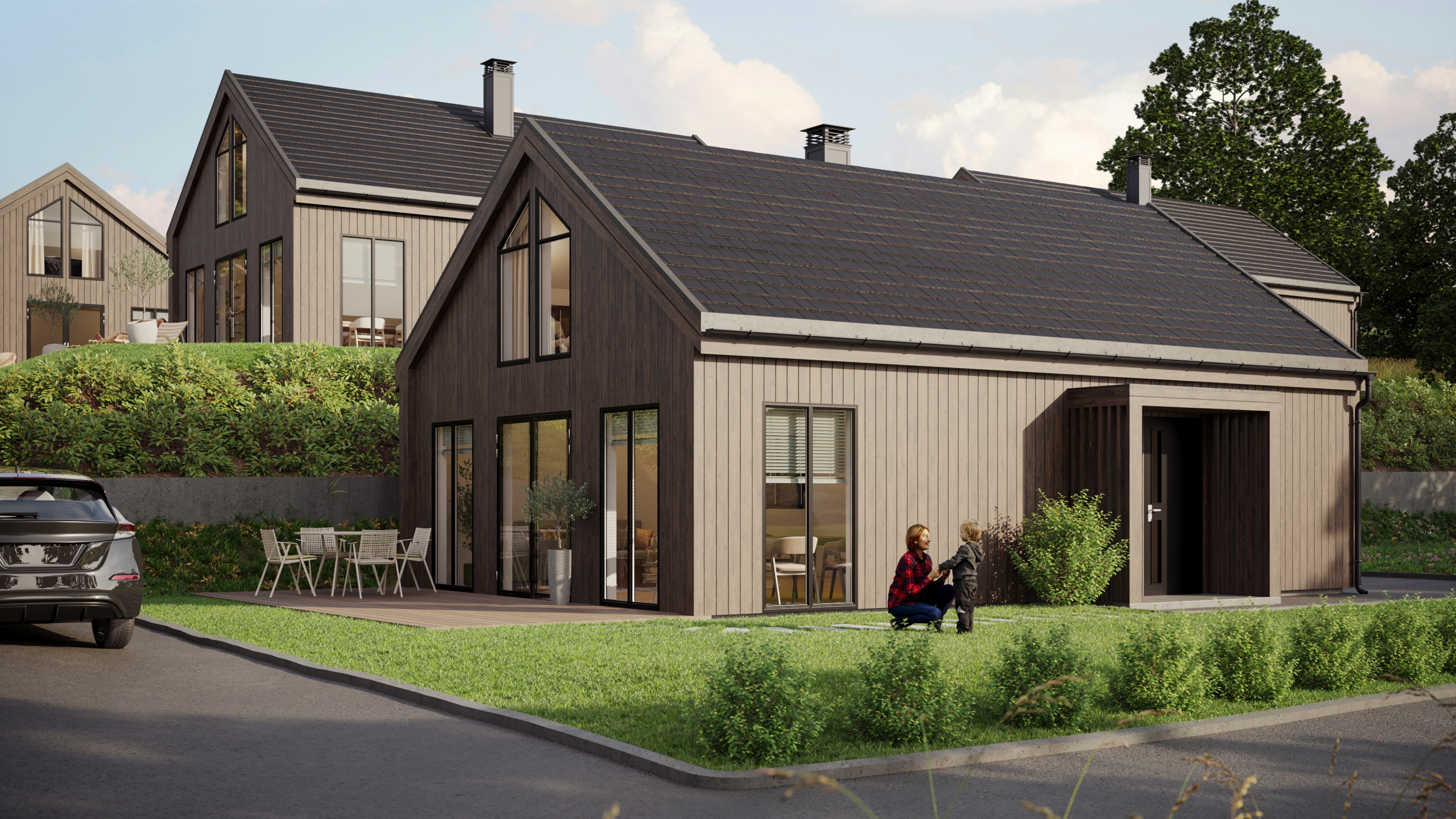 Bjørkelund boligfelt — Norsjøhus