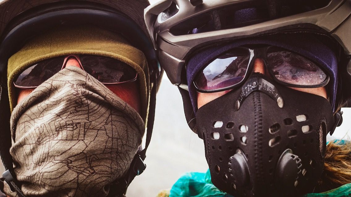 Think post-apocalyptic, parched earth, dry riverbeds, mini tornadoes and an ever increasing wind gusting to the point where it is strong enough to blow you to a standstill on a 1 in 4 hill