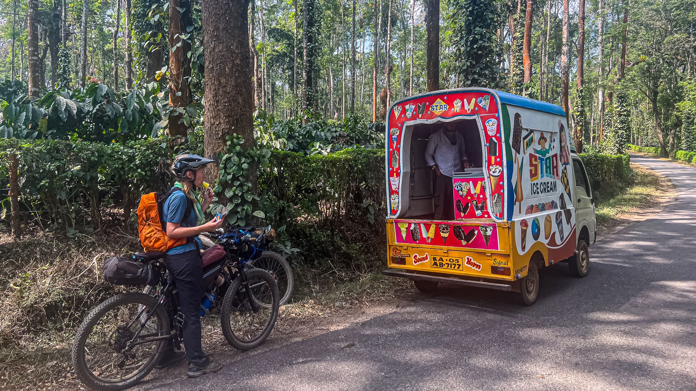 After a brief foray to the coast for a coconut or three we remembered that we are just not beach people (unless of course the surf is up) and state highways are absolutely not fun to cycle on. So we found another random hill to sweat up and headed back inland to Madikeri, in the [&hellip;]