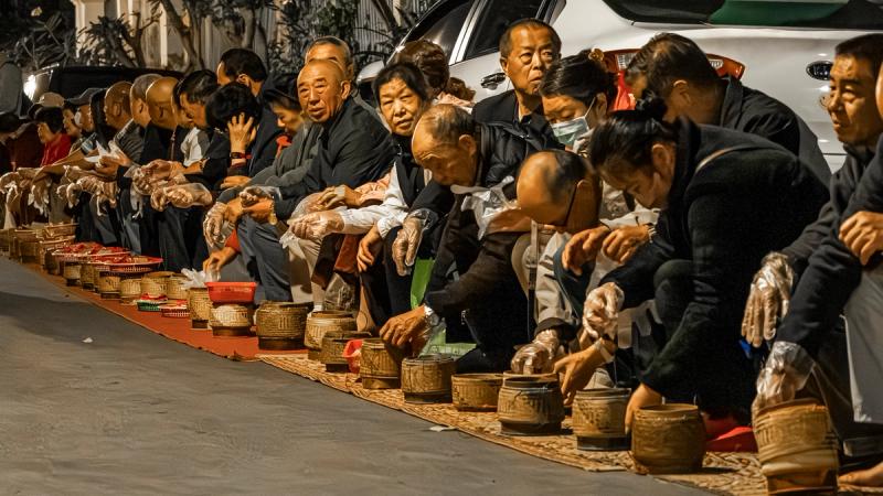 Large numbers of tourists visit Luang Prabang from China since the opening of the Chinese-owned Lao-China-Railway (LCR)