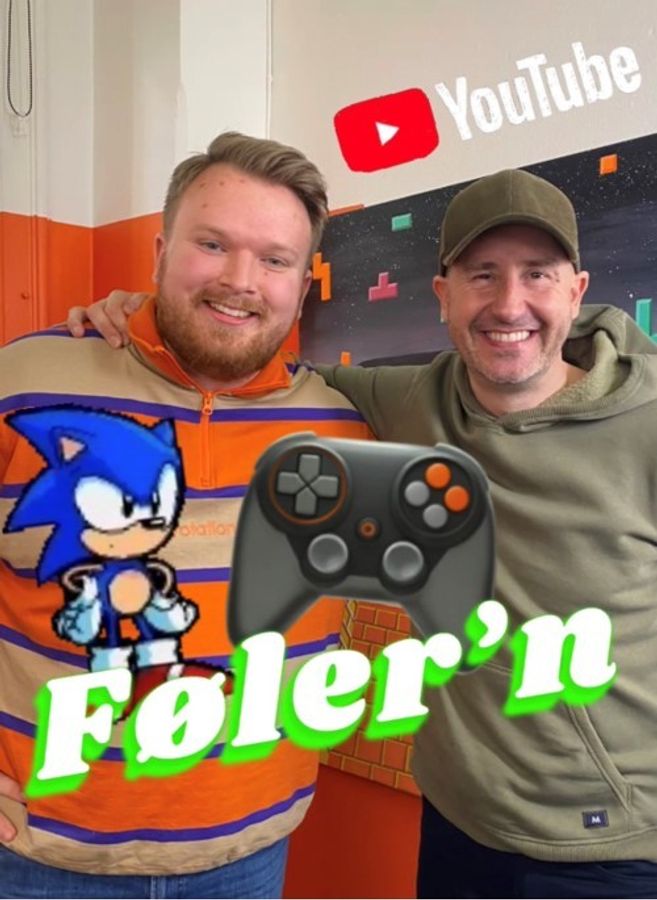 Programleder for Føler'n, Oskar sammen med Harald Rønneberg