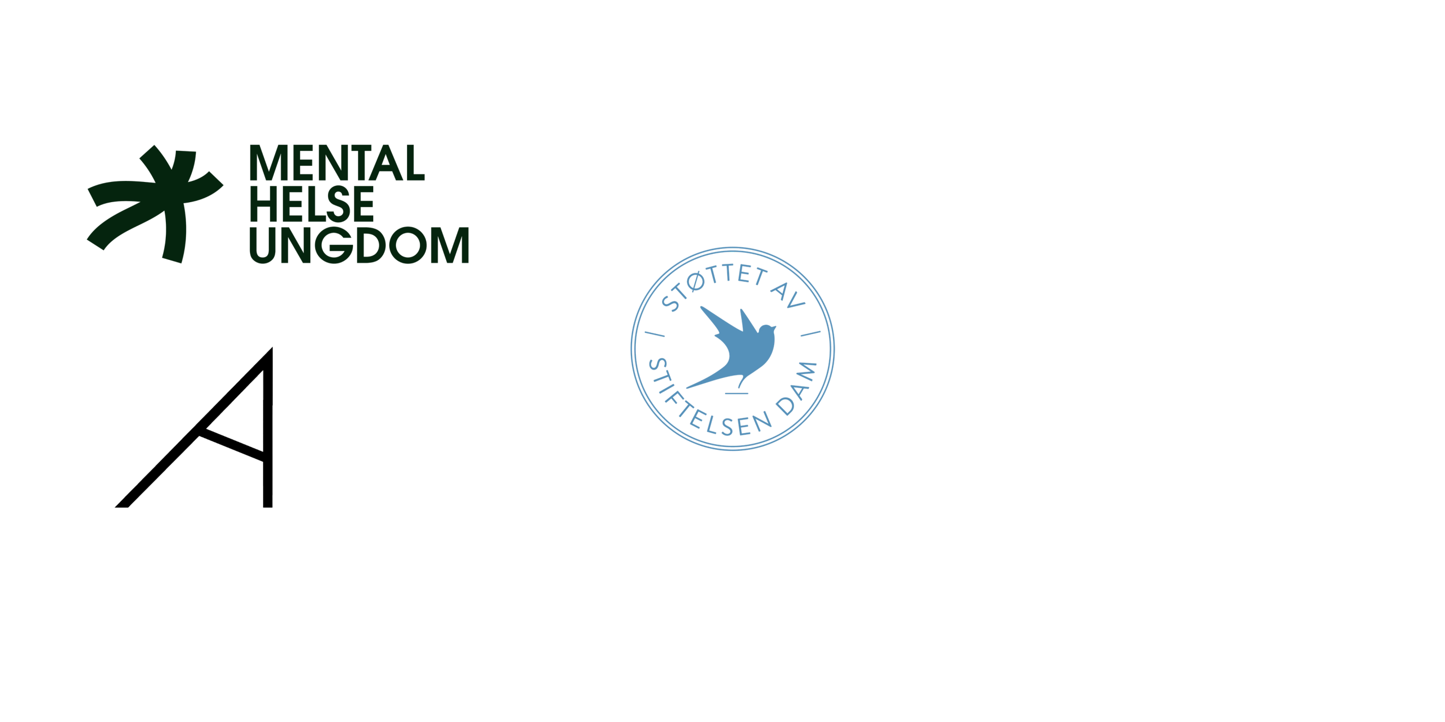 Logo til Mental Helse Ungdom, Aldeles og Dam