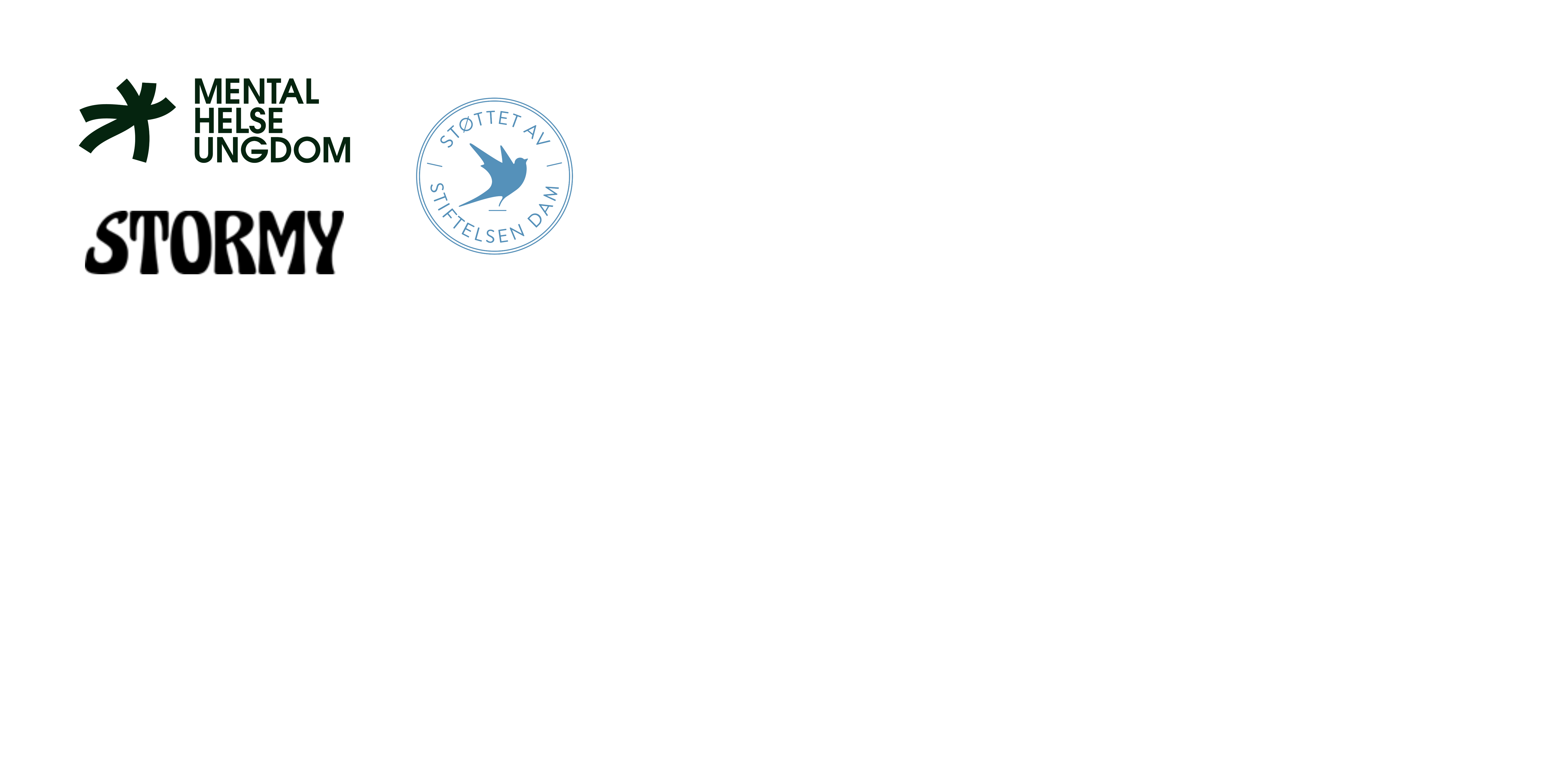 Logoer til  MHU, Stormy og Dam