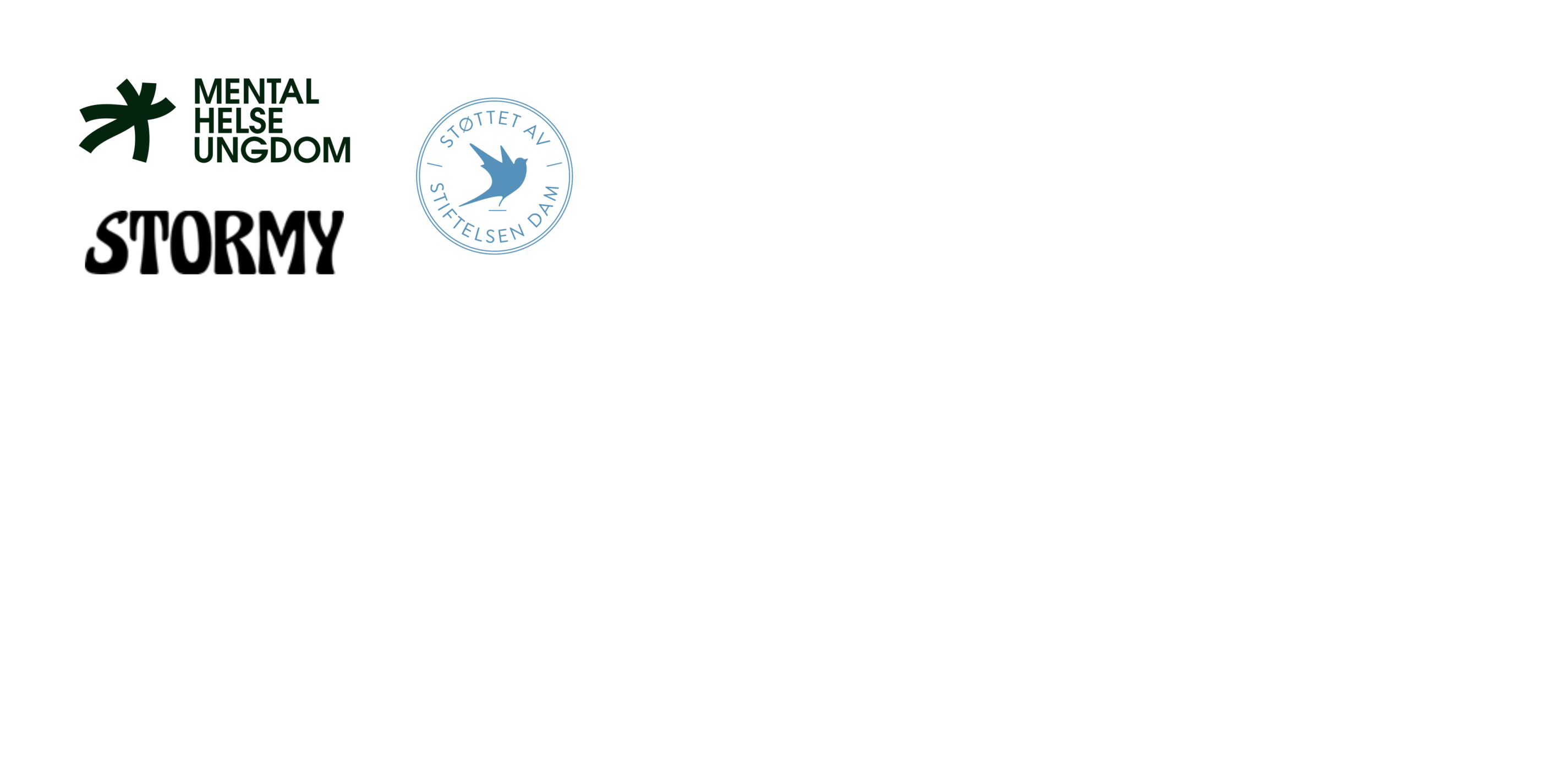 Logoer til  MHU, Stormy og Dam