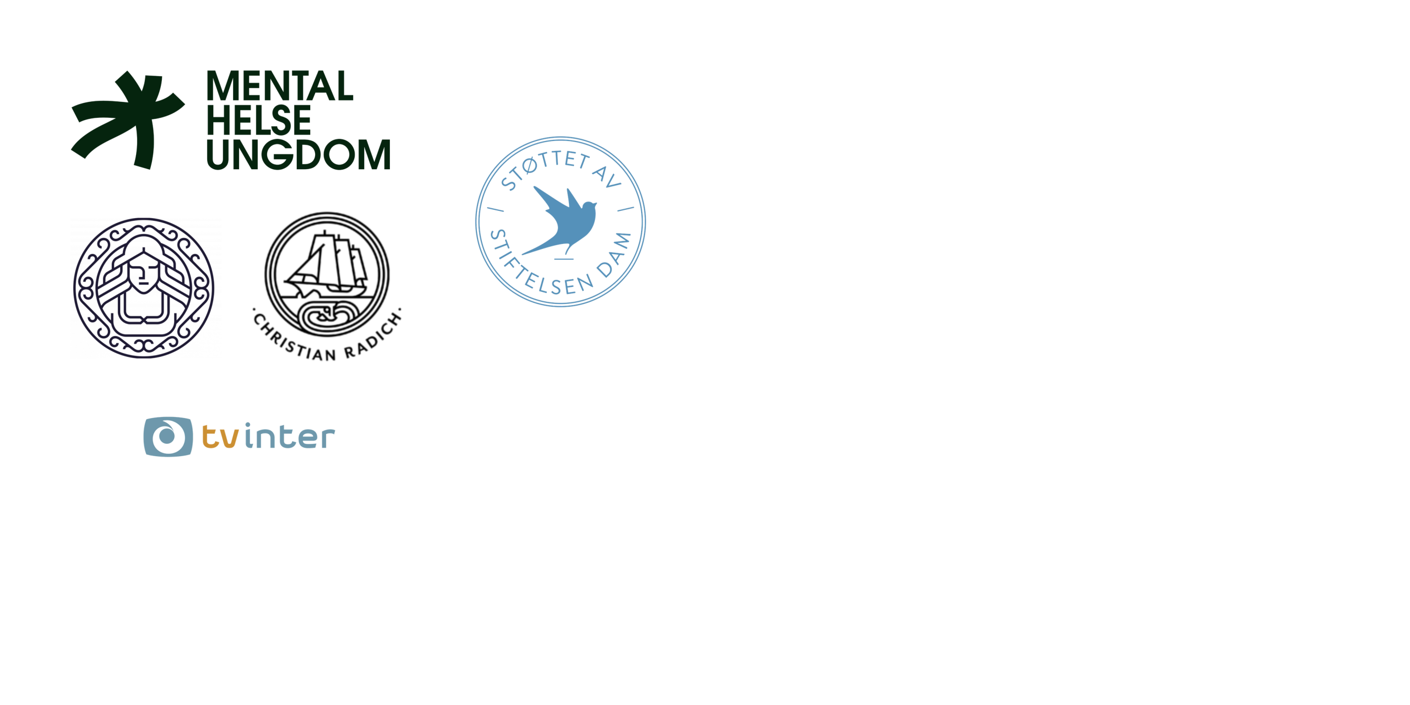 Logobanner for samarbeidspartnere i prosjektet