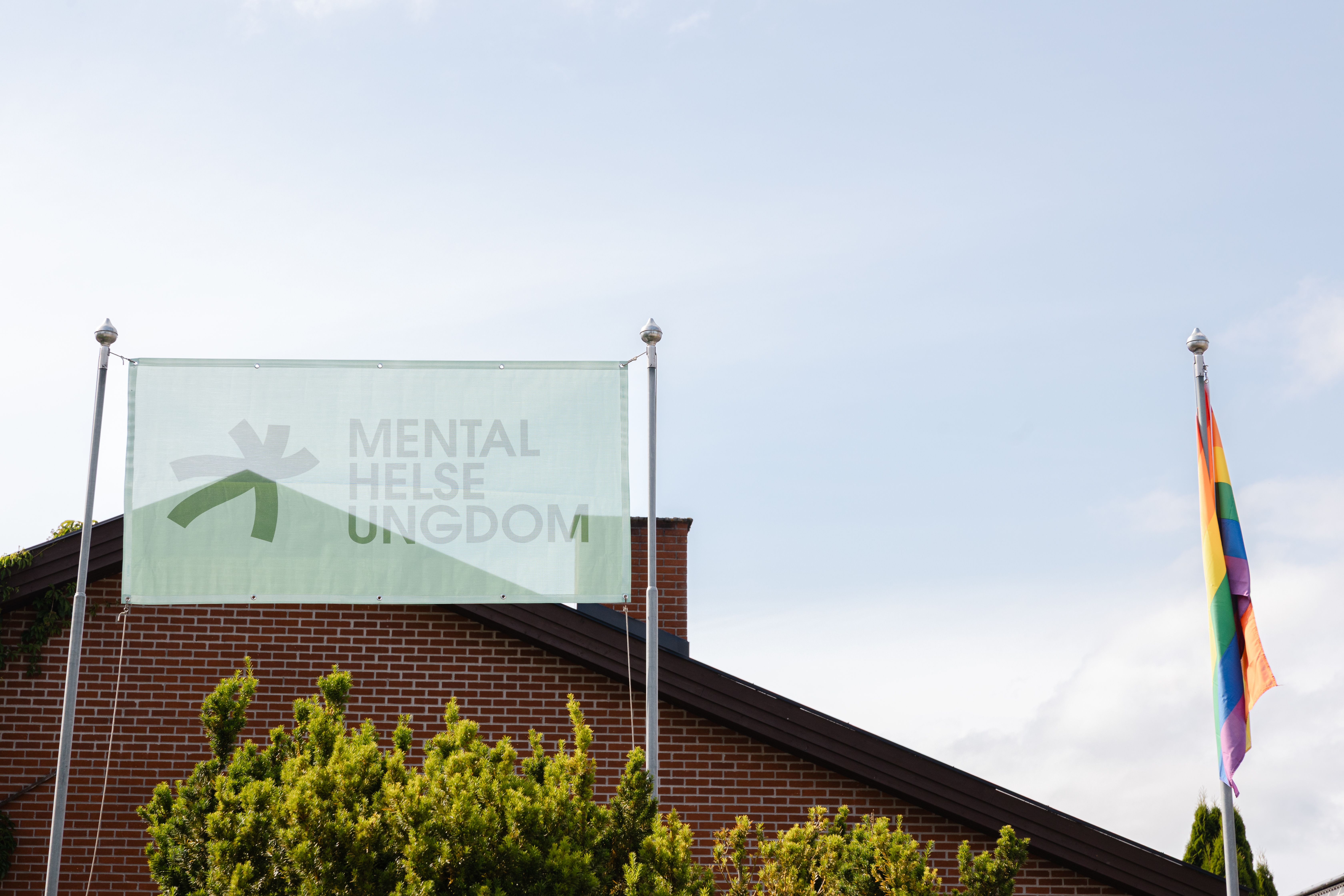 Banner med teksten Mental Helse Ungdom