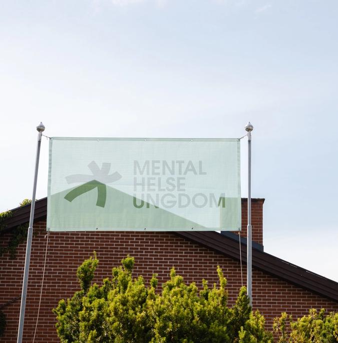 Banner med teksten Mental Helse Ungdom