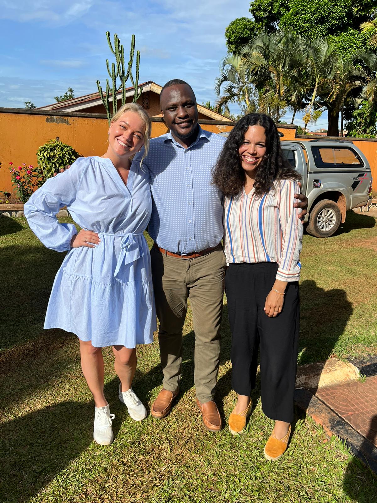 Two of our employees in Uganda