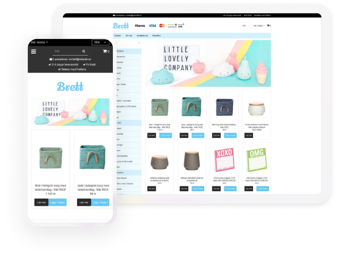 Theme brett mockup