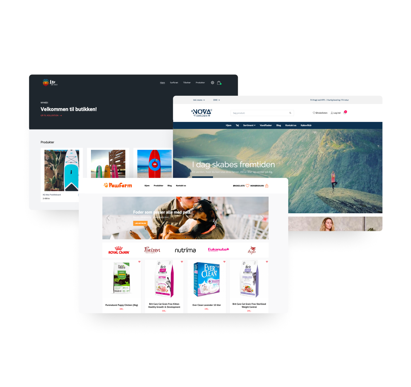 Quickbutik designmallar