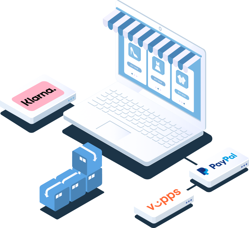 payment and shipping options illustration