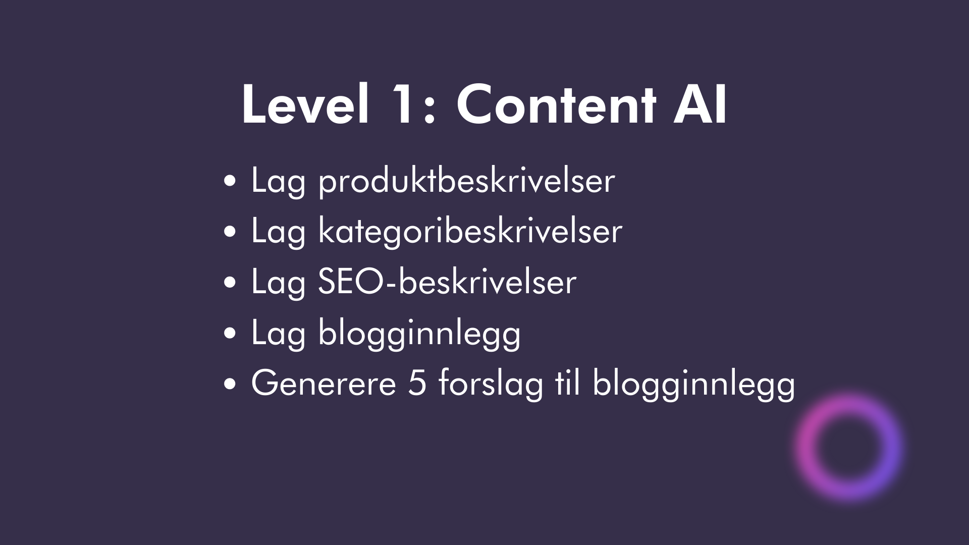 content-ai-level-1