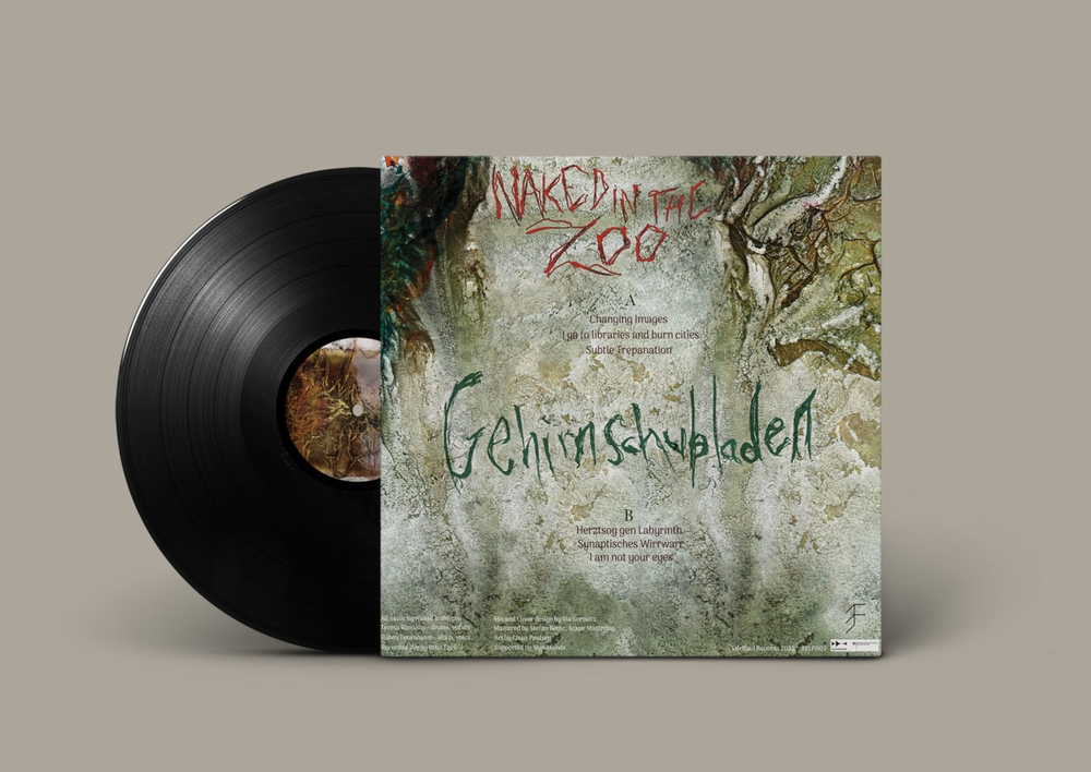 Naked in the zoo "Gehirnschubladen" LP, Edelfaul 2024