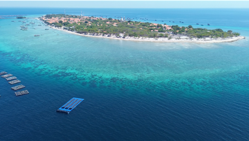 We have built Indonesia's first ocean-based floating solar farm