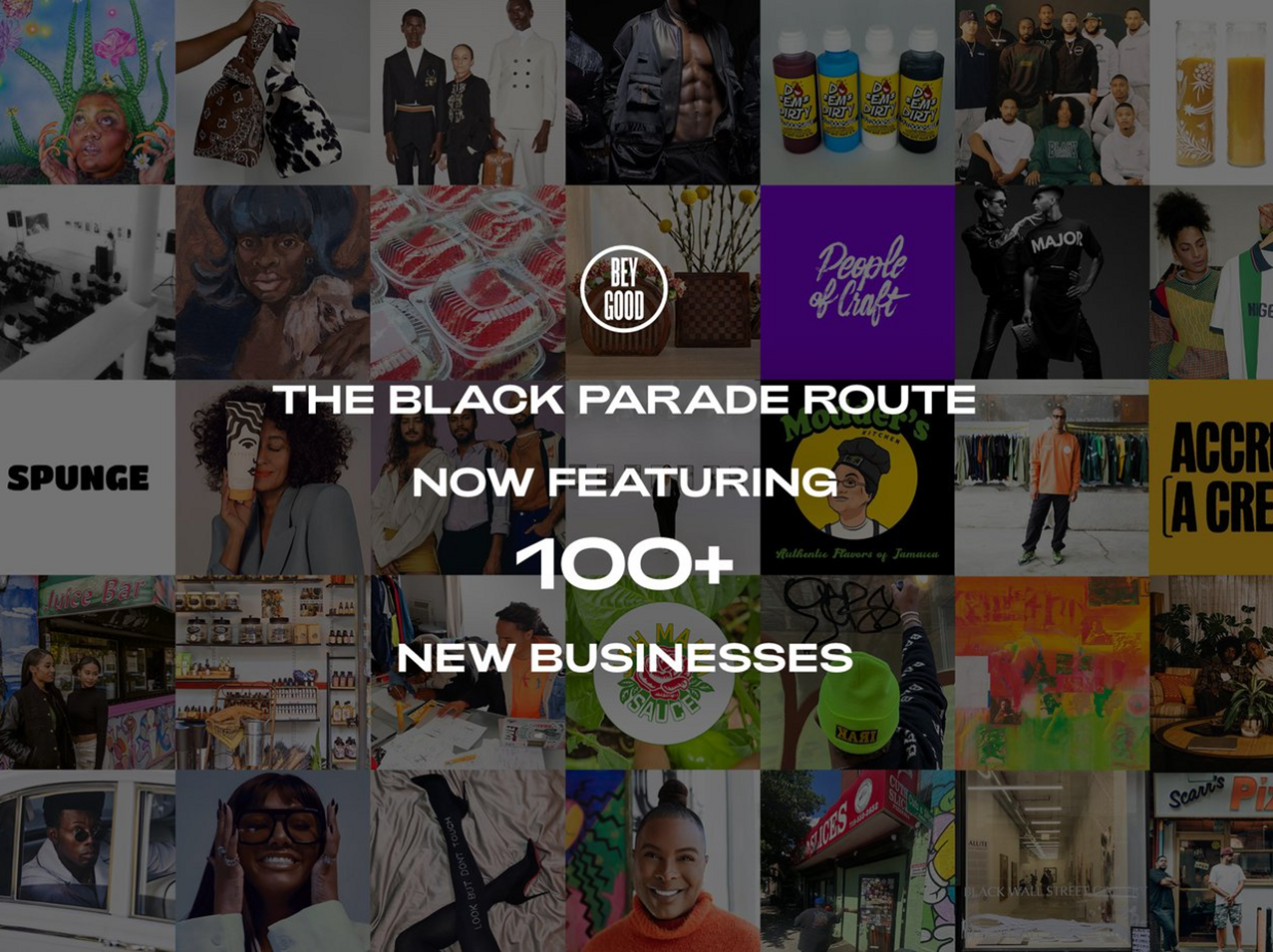 "The Black Parade Route now featuring 100+ new businesses"