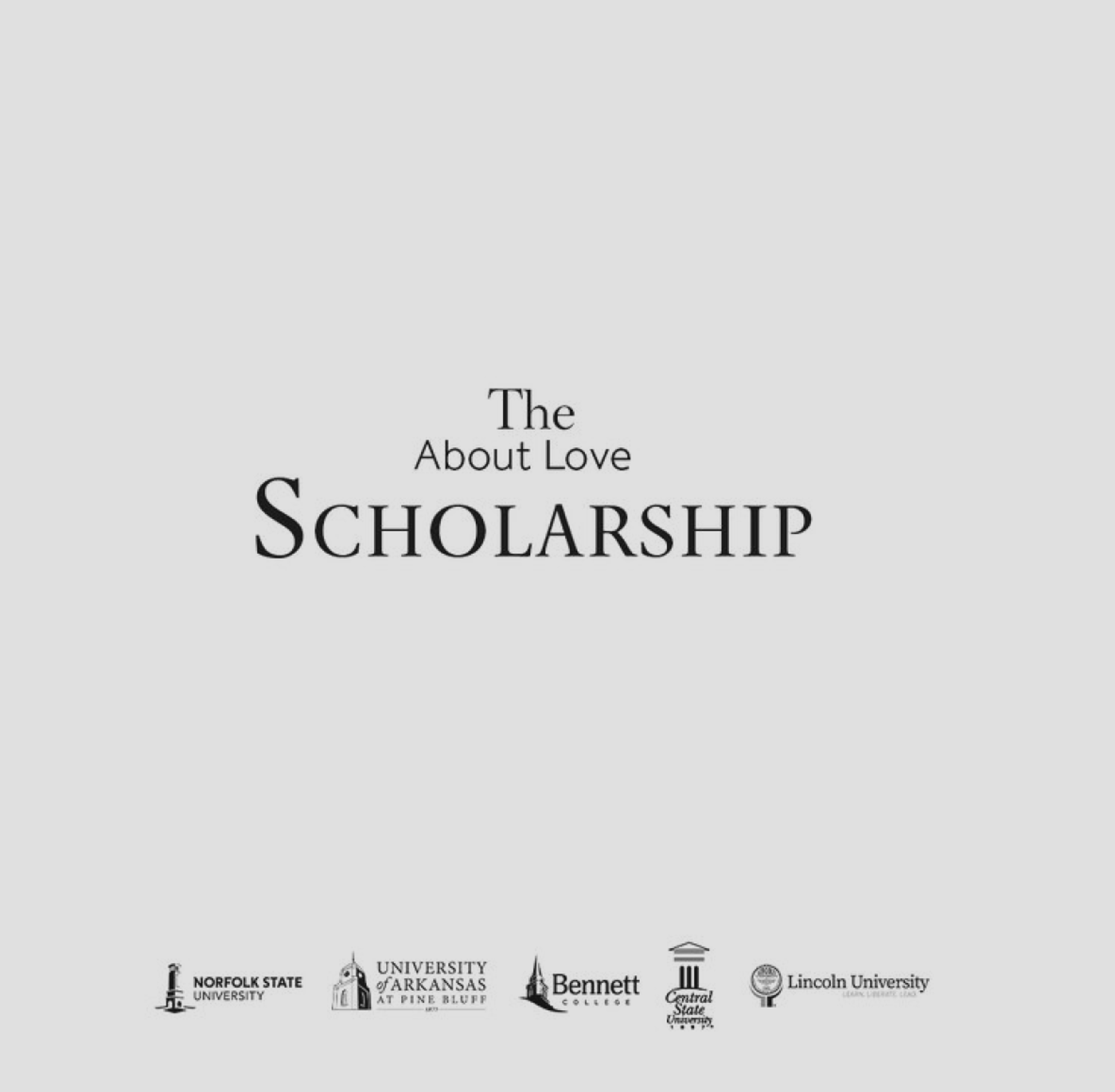 The About Love Scholarship