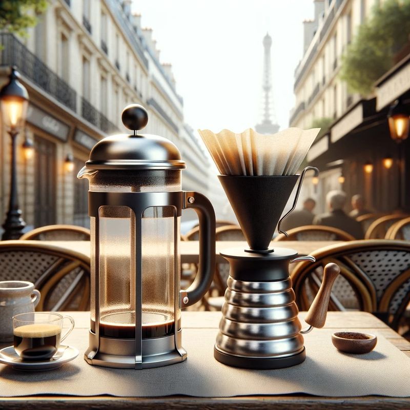 French Press and Pour-over Brewers