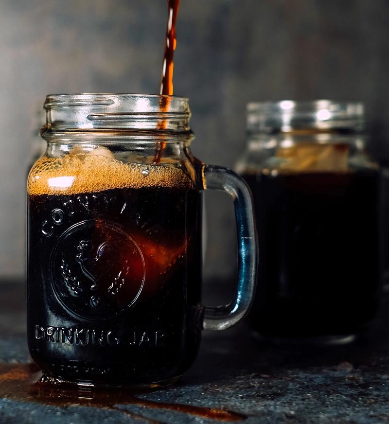 Pouring Cold Brew Coffee