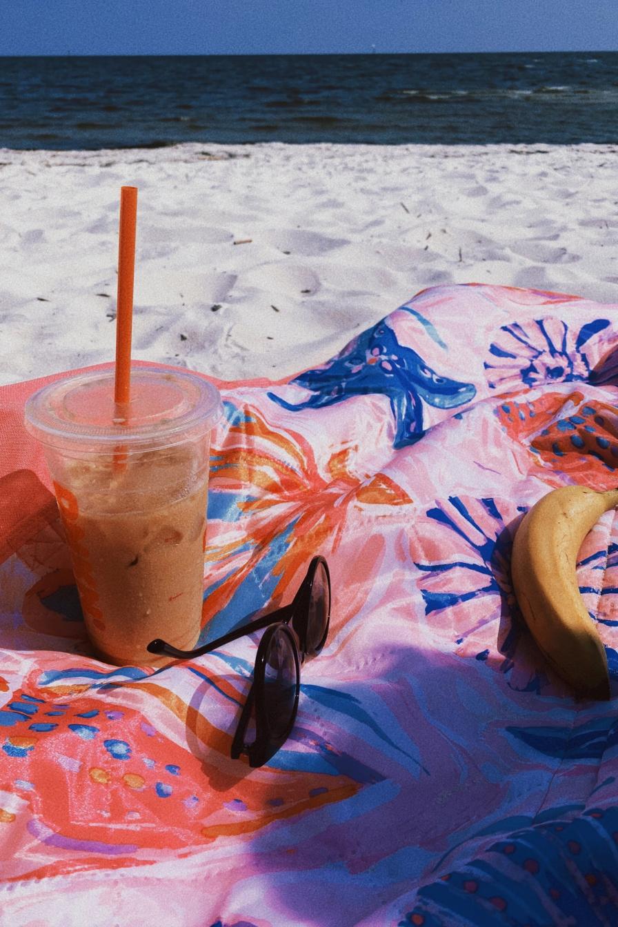 Iced Coffee at the Beach