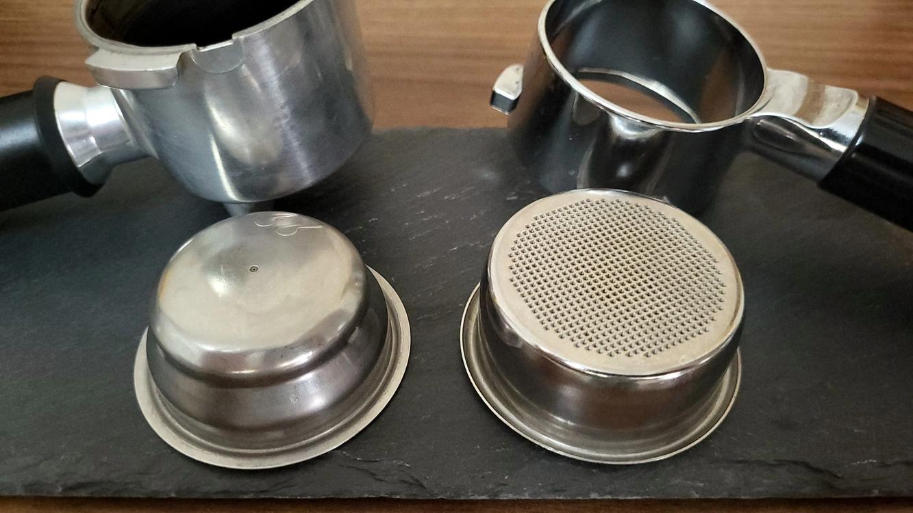 Pressurized and Non-pressurized Espresso Baskets