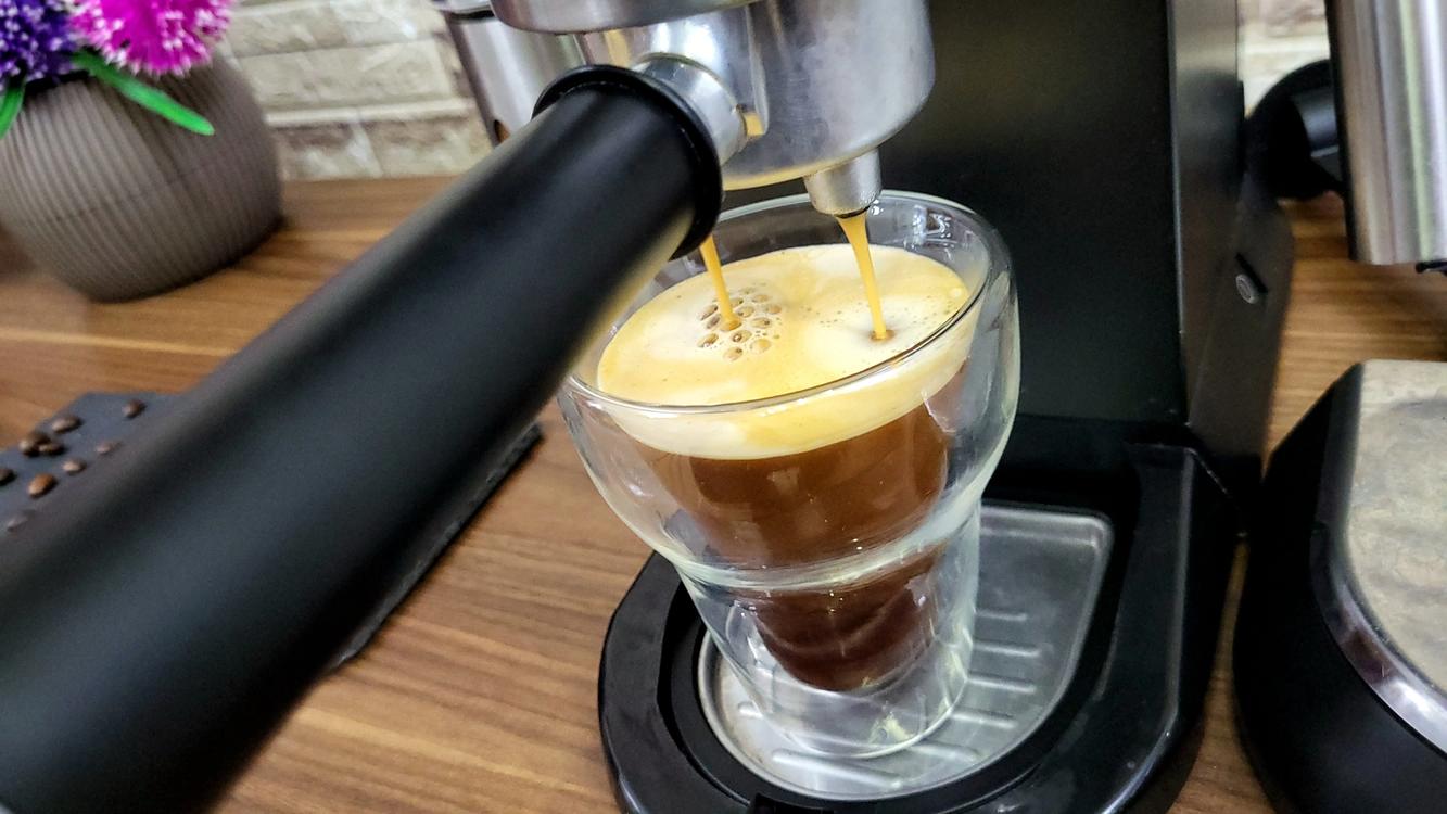 Brewing Double Espresso