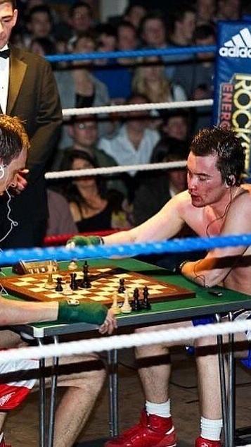 A match in progress